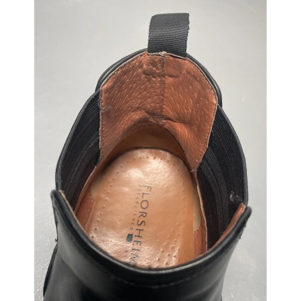 Florsheim Men's Black‎ Leather Chelsea Boots Size 11 M
